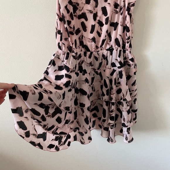BANANA REPUBLIC Pink Patterned Dress - Picture 9 of 10